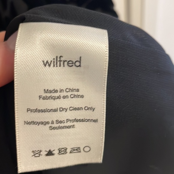 Wilfred Silk Velvet Bouchette Tee-Dress - Picture 6 of 7